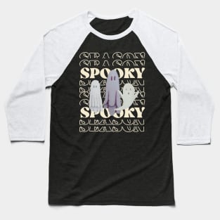 Spooky season cute ghosts watercolor painting Baseball T-Shirt